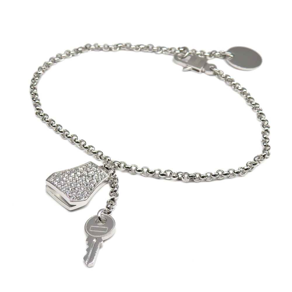 【美品】希少エルメスHERMES２重ケリーブレスレット グレー 鑑定済！ 名古屋】【セール】【HERMES】エルメス ブレスレット ケリー