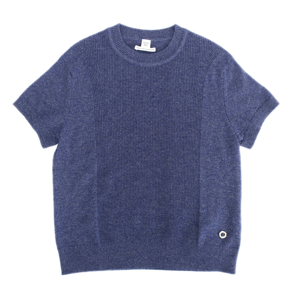 ��ŷ��ۡڥ�����ۡ�HERMES�ۥ���᥹ �˥å� Ⱦµ �֥롼�� �ͥ��ӡ� �����ߥ� ɽ��������40 �ȥåץ� ���ѥ�� �� ���ʡ���š�