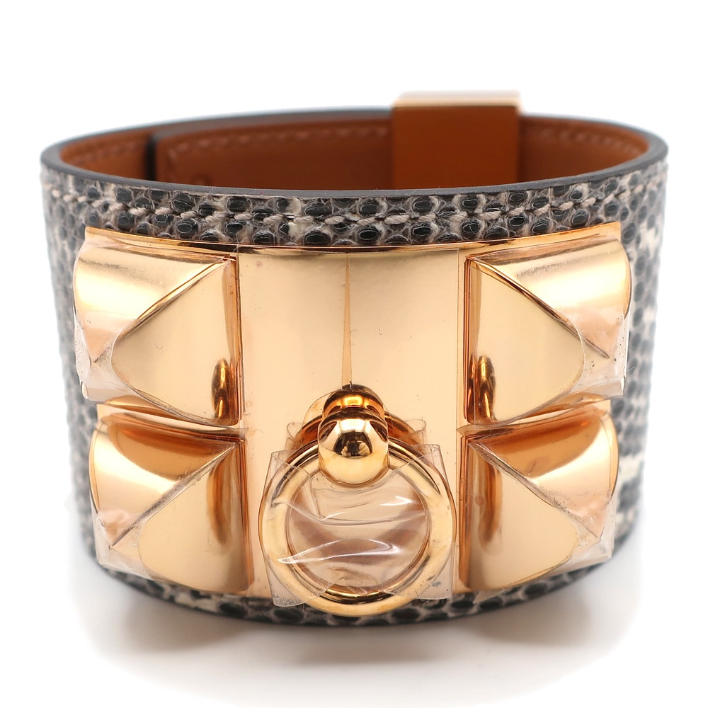 エルメス HERMES コリエドシアン バングル ブレスレット ブラウン 天白】【セール】【HERMES】エルメス コリエドシアン バングル