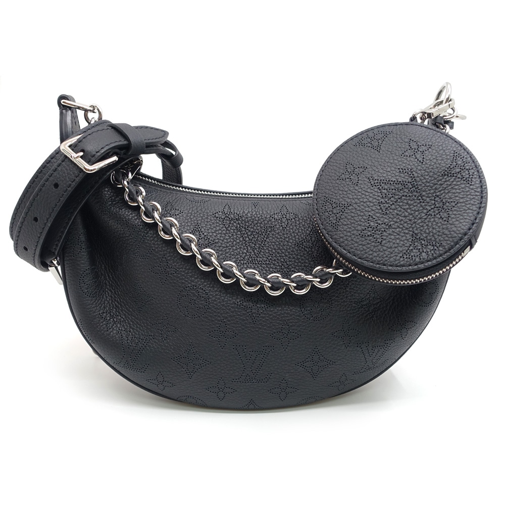 ルイヴィトン LOUIS VUITTON バイアPM ショルダーバッグ 2WAY モノグラム マヒナ M22819 ブラック シルバー金具 RFID レディース【中古】 LOUIS VUITTON（ルイ・ヴィトン） バイアPM マヒナ ショルダーバッグ