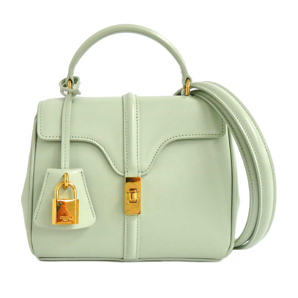 �ڿ���SALE�ۡ�̾�Ų��ۡ�CELINE�ۥ��꡼�� �ߥ�16 ������ 197983BEY.29JA �������� �����ե����� ������ɶ�� 2way �ϥ�ɥХå� ���������Хå� �饤�ȥ��꡼�� �ߥ�ȥ��꡼�� ��ǥ����� ���ʡ���š�