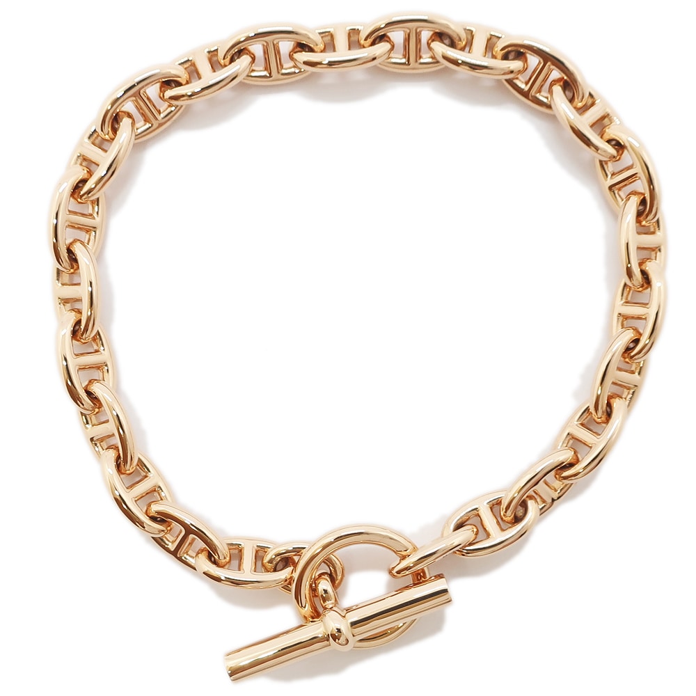 �ڿ���SALE�ۡ�ŷ��ۡ�HERMES�ۥ���᥹ �������̥��󥯥� TPM 750PG �֥쥹��å� 24���� �ԥ󥯥������ 15cm ���奨�꡼ K18 ��21.0g�ڿ��ʡۡ�̤���ѡۡ���š�