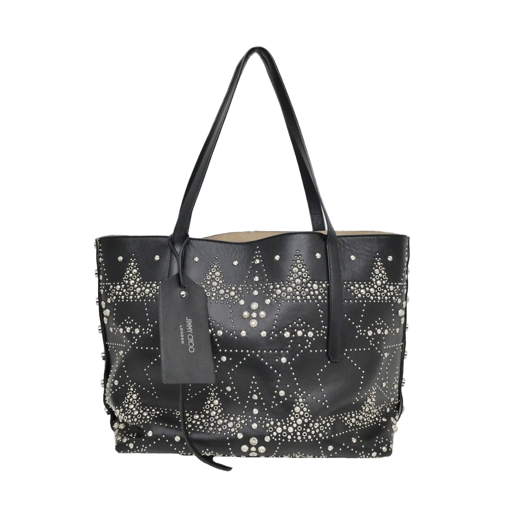 JIMMY CHOO（ジミーチュウ） キャシー リュック スタースタッズ 白