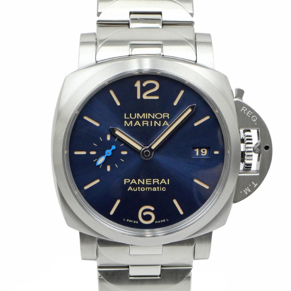 ̾ۡPANERAIۥѥͥ饤 ߥΡޥ꡼ 42mm PAM01028 V ֥롼 ʸ SS ư   ӻסš