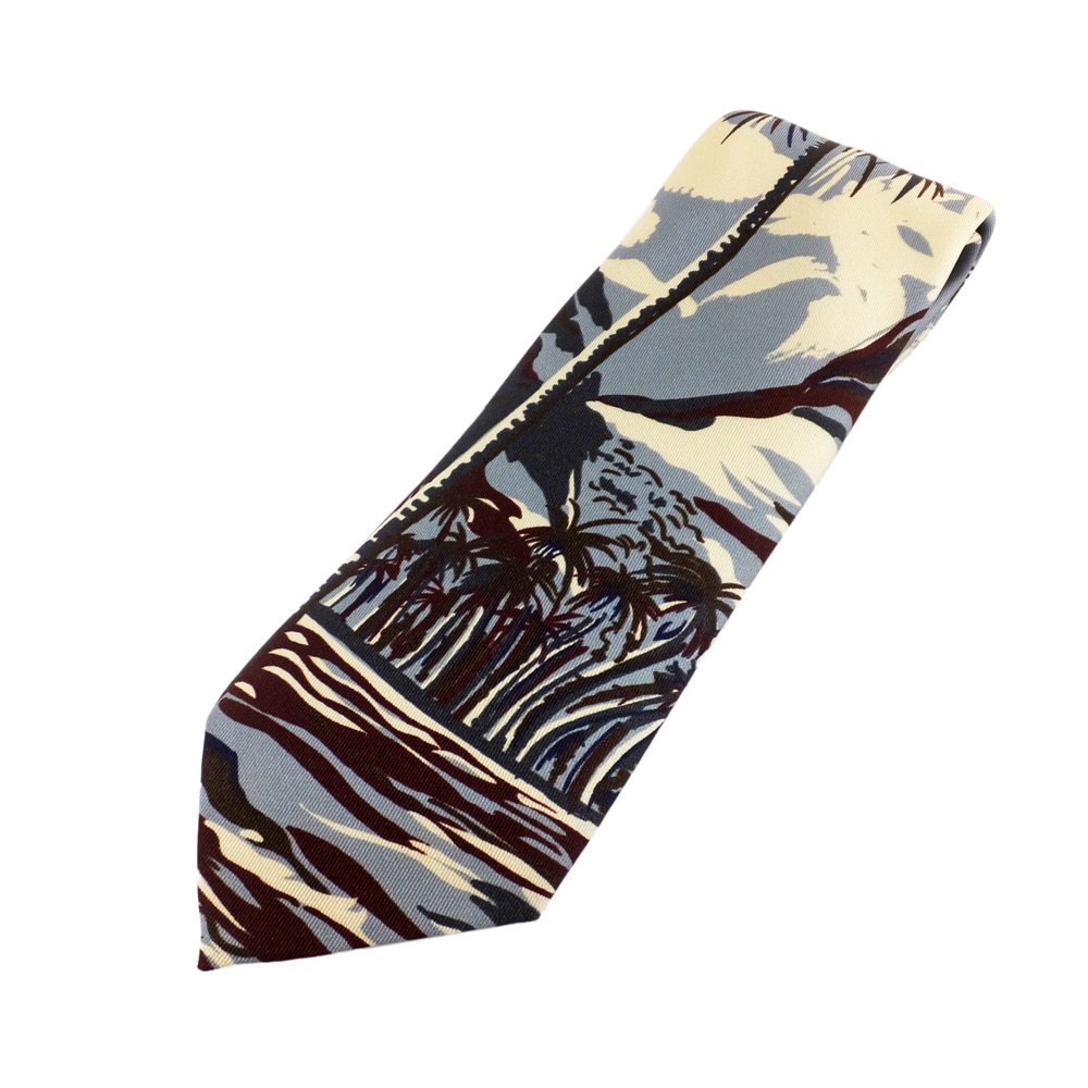 ��ŷ��ۡ�PRADA�ۥץ�� �ͥ����� �ӡ��� �䥷���ڥ������ ��������8cm ���륯100�� �饤�ȥ֥롼�� ��� �ӥ��ͥ� �ե��å���� ������ʪ����š�