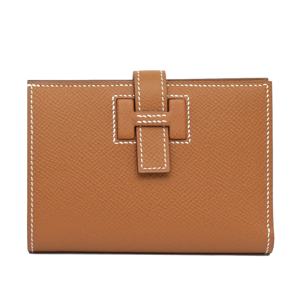 名東】【HERMES】エルメス ニュー・Hパッサン コンパクト ヴォー