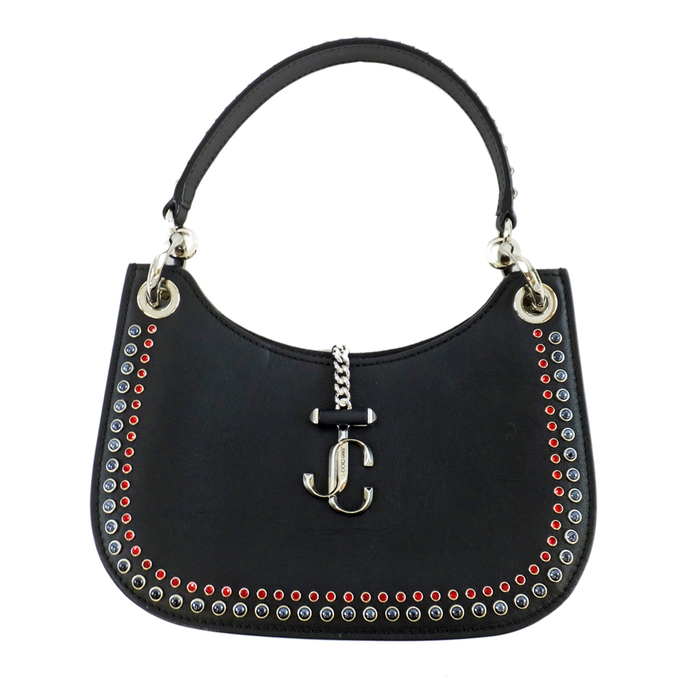 ��ŷ��ۡ�JIMMY CHOO�ۥ��ߡ����奦 ��󥷥������Хå� VARENNE HOBO �֥�å� �����ե쥶�� �饤�󥹥ȡ��� ���顼���ȡ��� ��ǥ����� �����š�