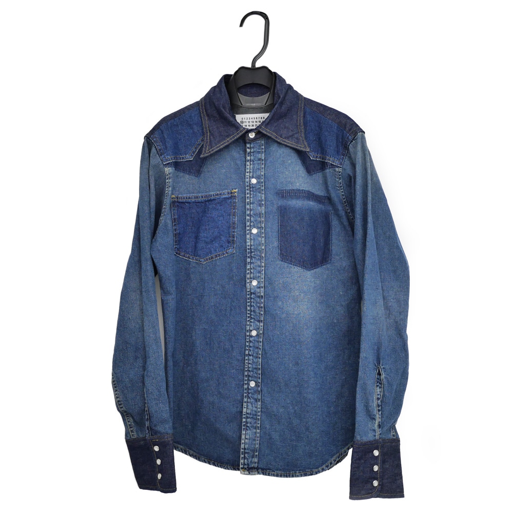 名東】【MAISON MARGIELA】メゾンマルジェラ ウエスタン デニム ボタン
