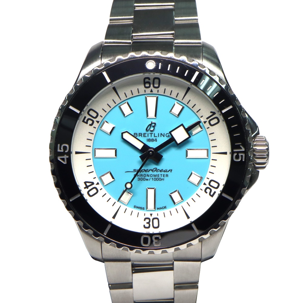 ��̾�Ų��ۡ�BREITLING�ۥ֥饤�ȥ�� �����ѡ����������  �����ȥޥ��å�44 A17376 �����������֥롼 SS ��ư�� ����ӻ��ס���š�