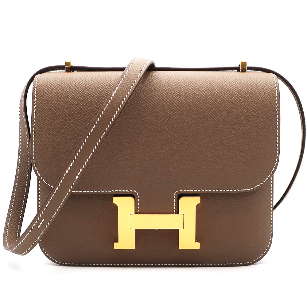 美品◾️Hermes エルメス◾️コンスタンスミニ　エトゥープ　ゴールド金具 HERMES - 美品◾️Hermes エルメス◾️コンスタンスミニ エトゥープ