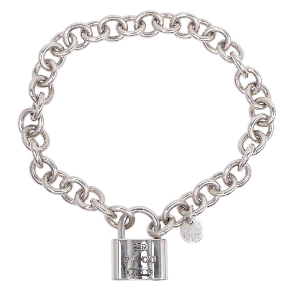 名東】【TIFFANY】ティファニー 1837 ロック ブレスレット 18cm Ag925