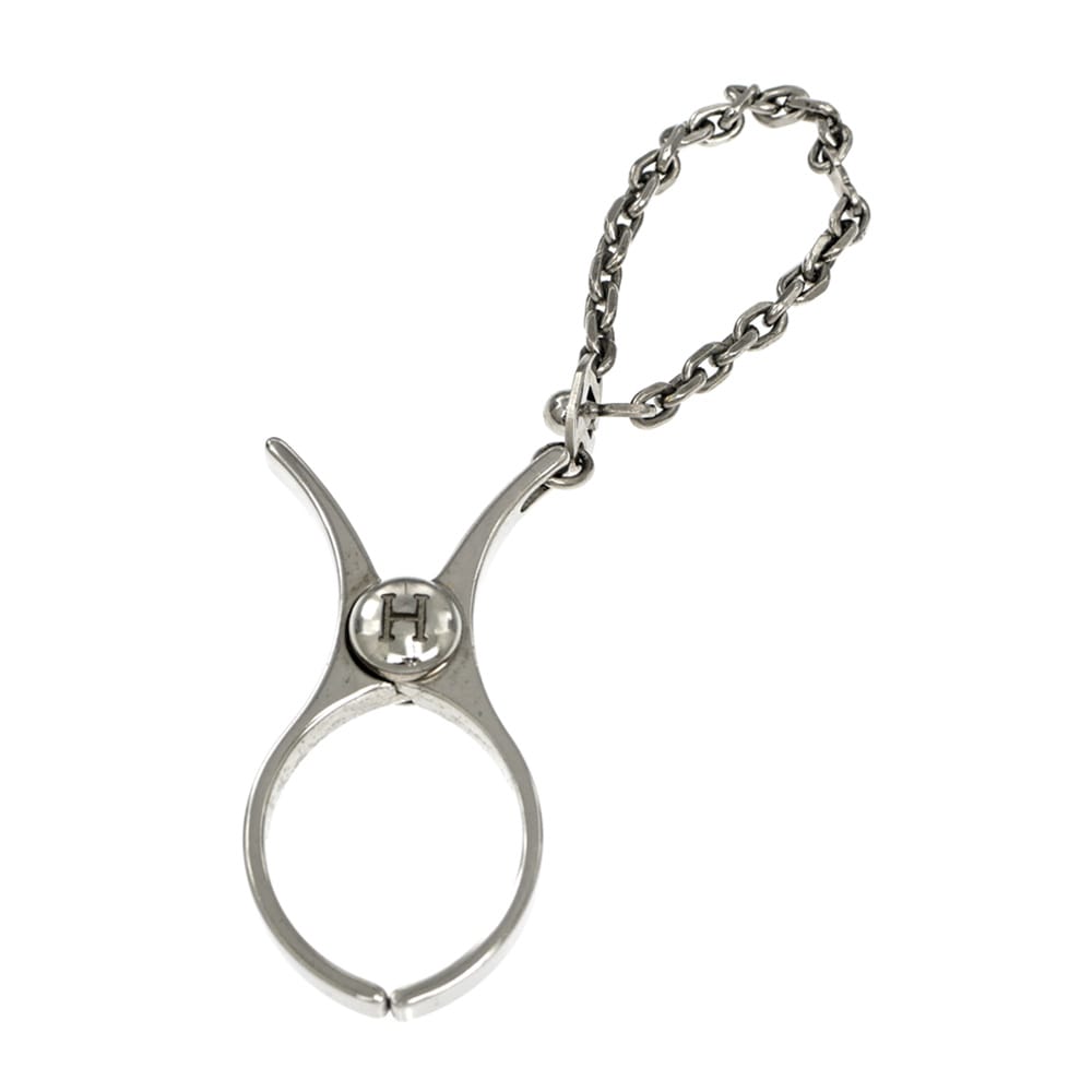 HERMES　エルメス　フィル―　グローブホルダー　シルバー　4743 名東】【HERMES】エルメス フィルー グローブホルダー シルバー