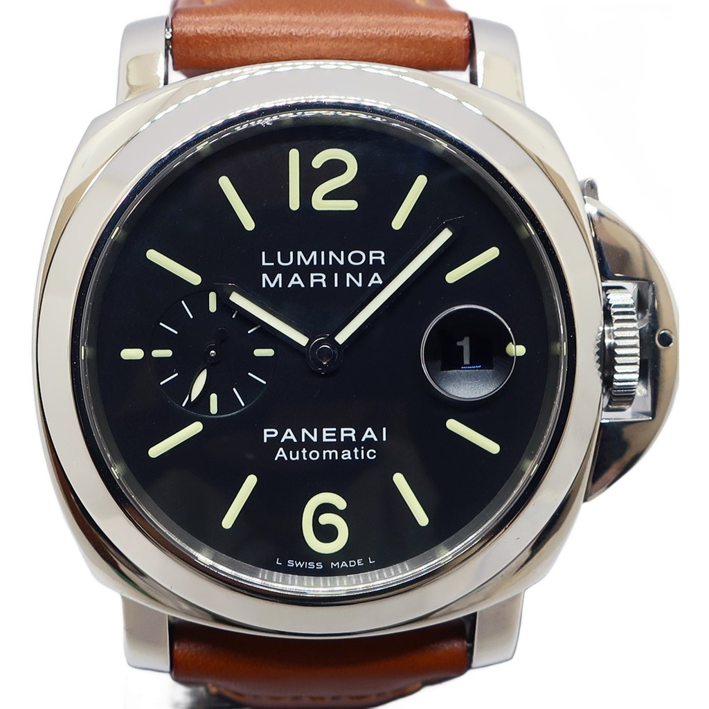 ŷۡPANERAIۥѥͥ饤 ߥΡ ޥ꡼ PAM00104 G 44mm  ֥å SS 쥶 ư ӻסڻž夲Ѥߡۡš
