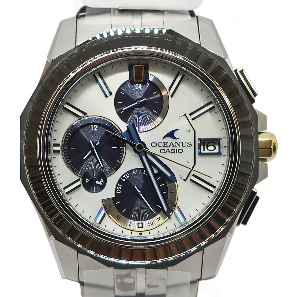 ŷۡCASIOۥ OCEANUS ʥ 100ܸ OCW-S6000PBS-7AJR Х  顼  ۥ磻  ӻסڿʡ̤ۡѡۡš