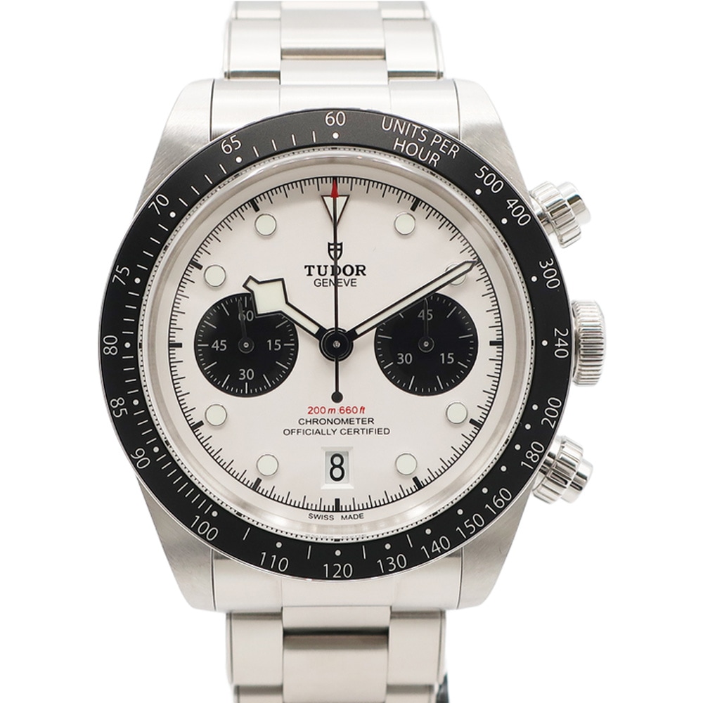 【天白】【TUDOR】チューダー チュードル ブラックベイクロノ 79360N SS ホワイト 白 自動巻き メンズ 腕時計 2024年【未使用】【中古】