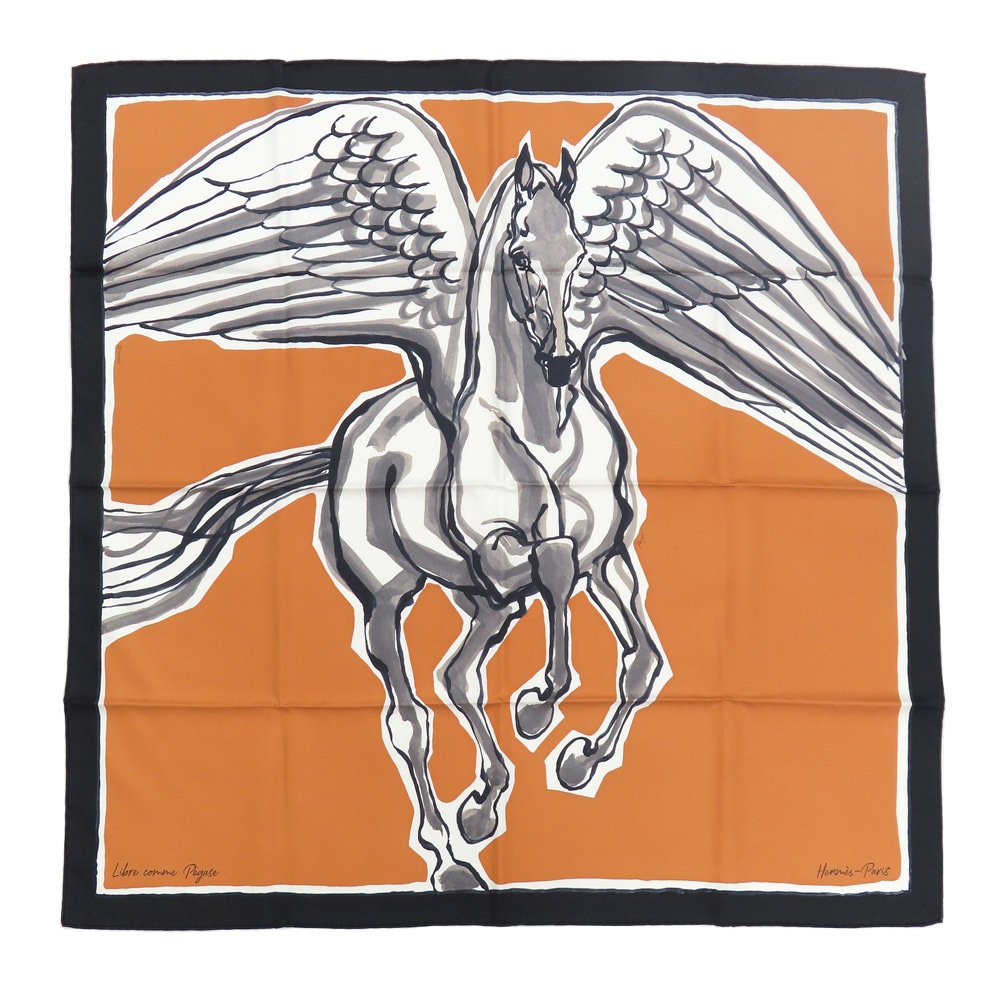 名古屋】【HERMES】エルメス カレ90 LIBRE COMME PEGASE ペガサスの