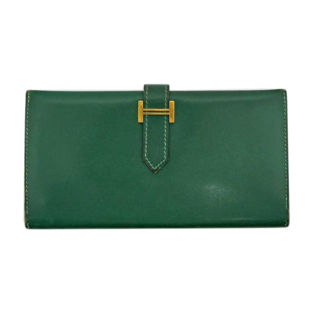 名東】【HERMES】エルメス ベアン クラシック ボックスカーフ