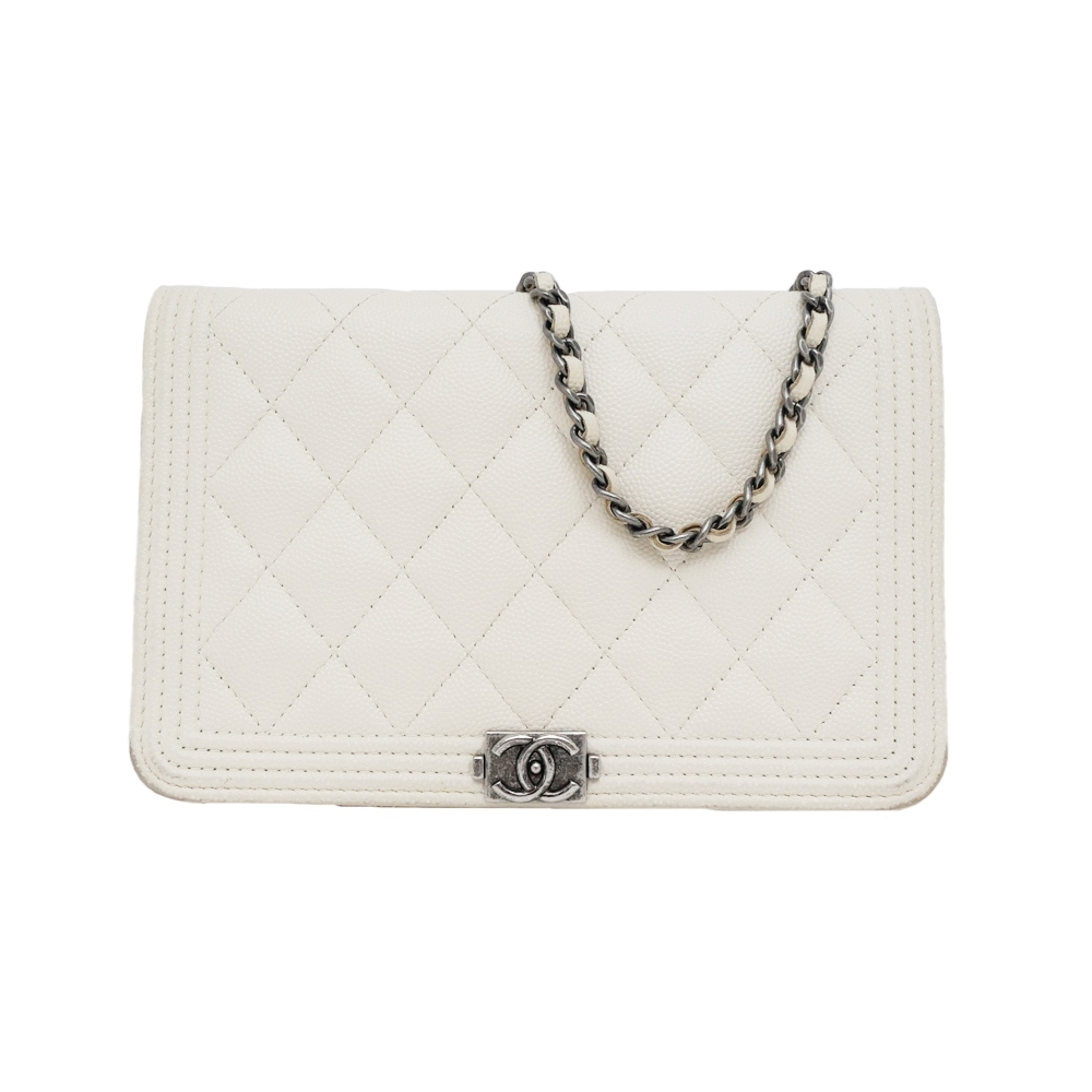 名東】【CHANEL】シャネル ボーイシャネル チェーンウォレット