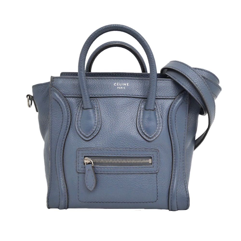 CELINE バケット バッグ ショルダー ハンドバッグ 2way ナノ セリーヌ