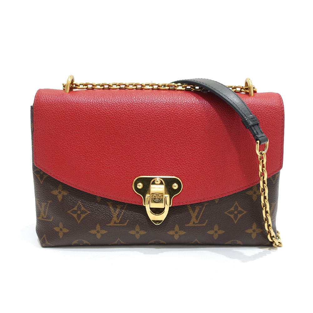 極上美品✨ルイヴィトン モノグラム サン プラシード レッド バッグN88 極上美品✨ルイヴィトン モノグラム サン プラシード レッド バッグN88