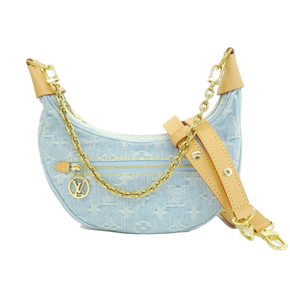 栄】【LOUIS VUITTON】ルイヴィトン ループ M24846 モノグラム・デニム