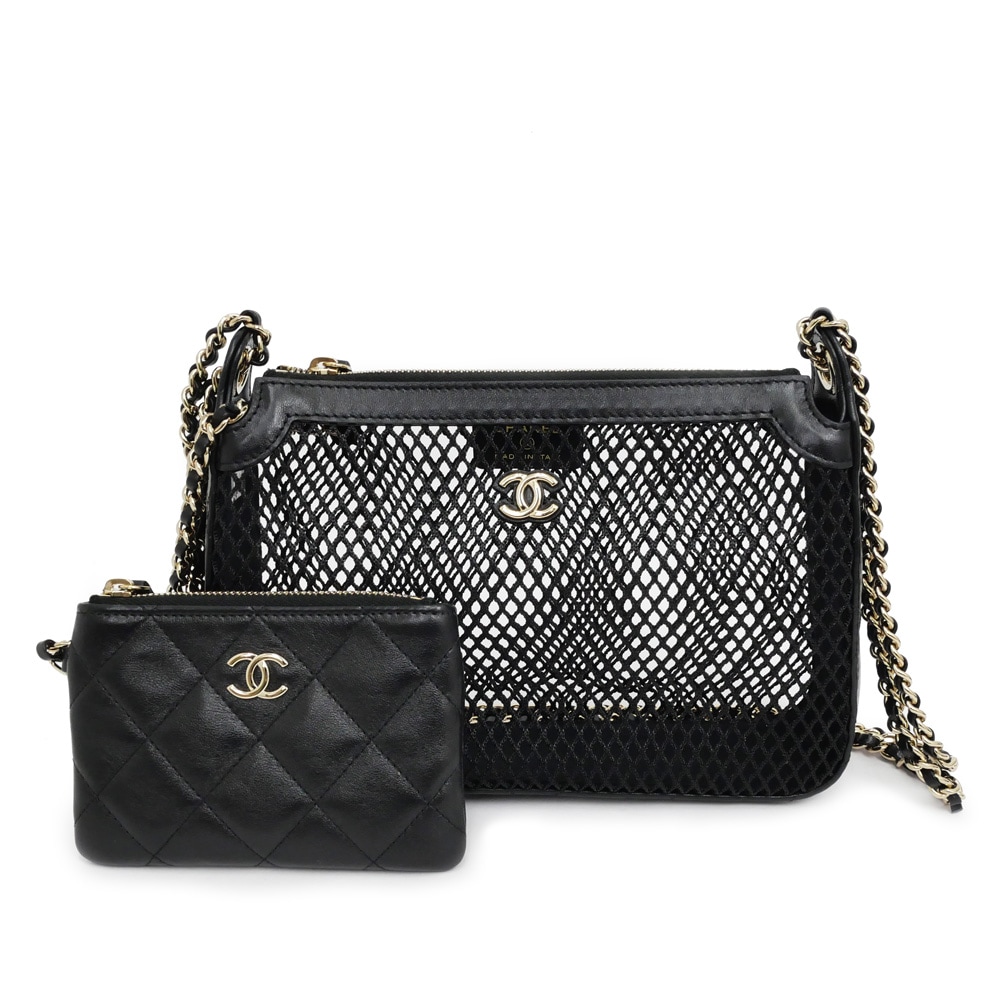 ��̾��ۡ�CHANEL�ۥ���ͥ� �������󥯥�å� �Хå� AP4572 ��å��� ���㥤�ˡ���ॹ���� �֥�å� GL��� �ݡ����� �������� ��ǥ���������š�