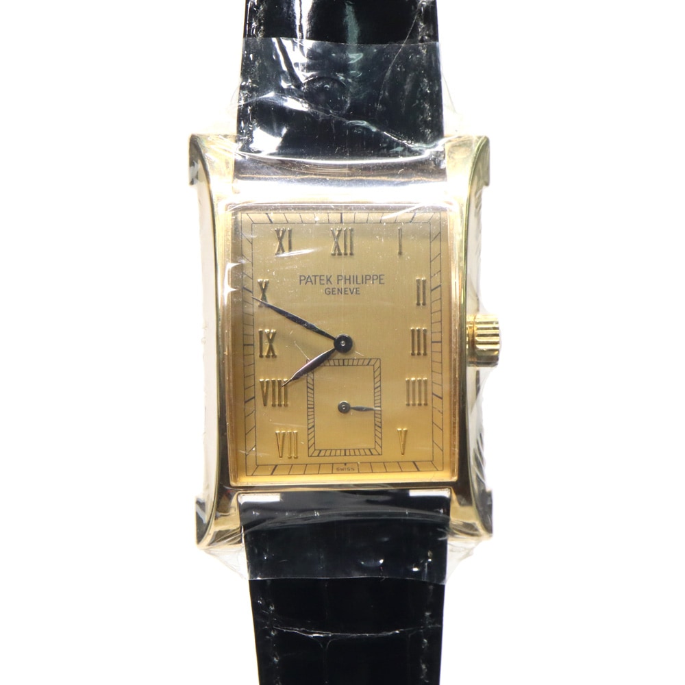 ��̾�Ų��ۡ�PATEK PHILIPPE�ۥѥƥå��ե���å� �ѥ��� 5500J-001 ������� 750YG �쥶�� �괬 1100�ܸ��� ����ӻ��� �� �ǥåɥ��ȥå���̤���ѡۡ���š�