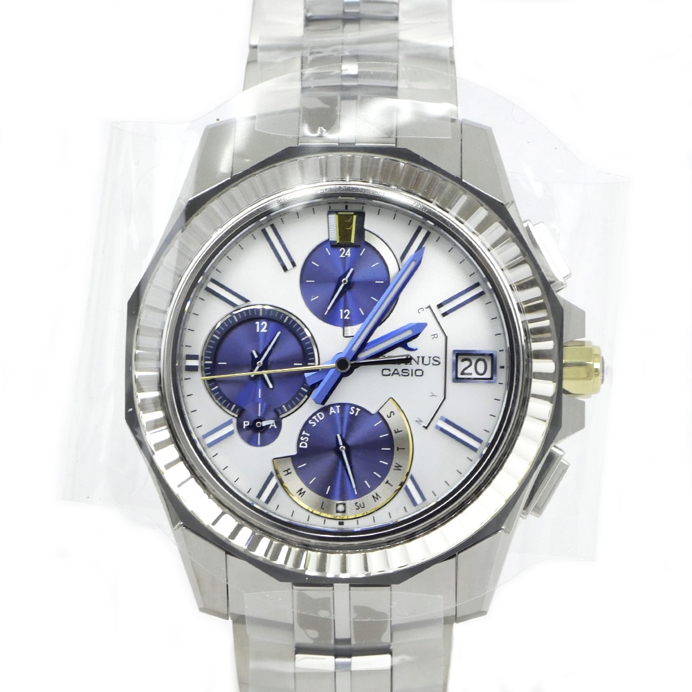 ��̾��ۡ�CASIO�ۥ����� OCEANUS MANTA �������ʥ� �ޥ� 100�ܸ��� OCW-S6000PBS-7AJR ��Х����� ���� �����顼 ������ �ۥ磻�� ��� �ӻ��סڿ��ʡۡ�̤���ѡۡ���š�