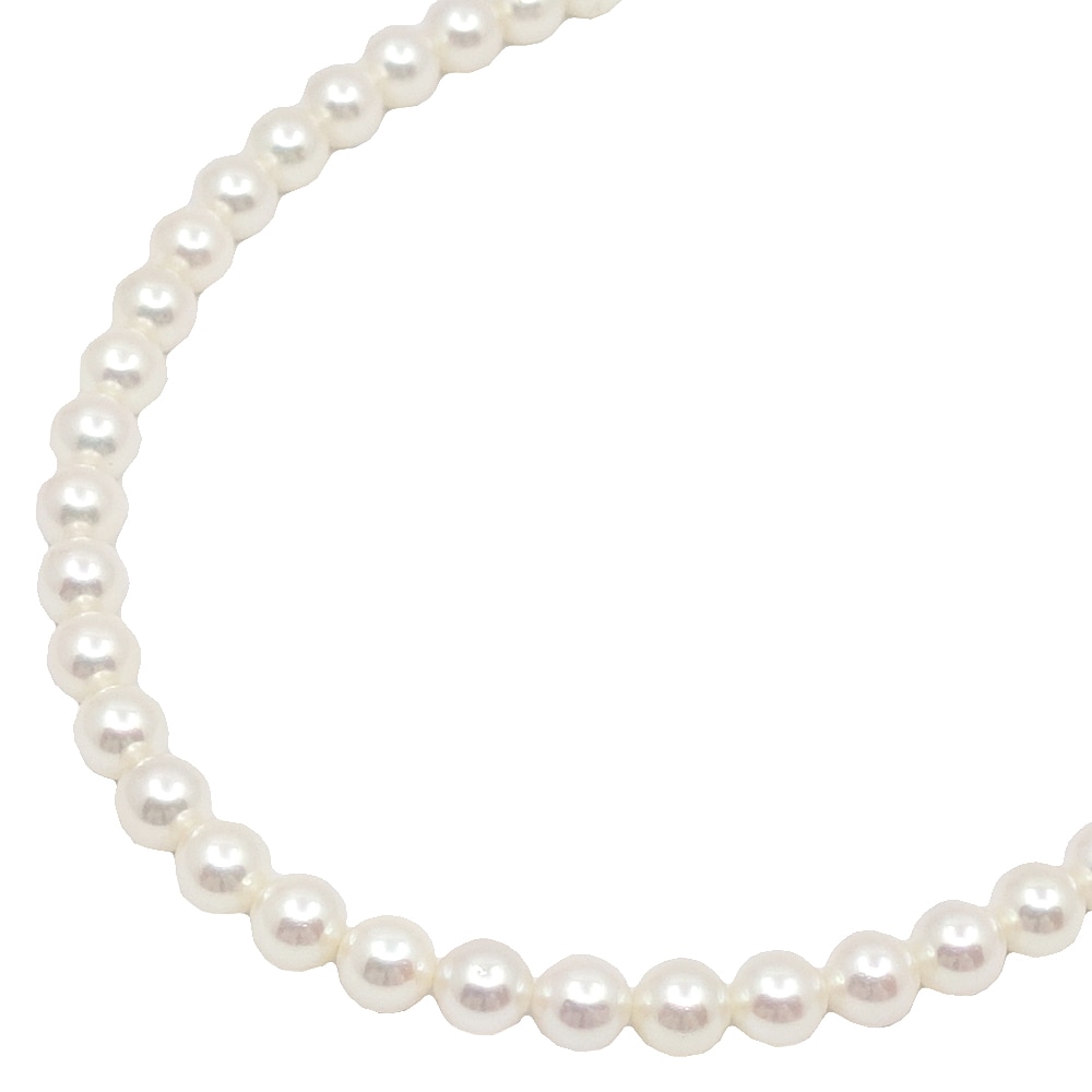 MIKIMOTO 】 パールネックレス Mチャーム付 約6.6〜7.0㎜未満 ミキモト