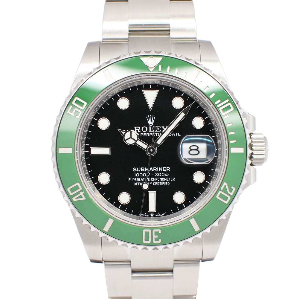 【名古屋】【ROLEX】ロレックス サブマリーナ デイト 126610LV ランダム ブラック グリーン 自動巻き メンズ 保証書付き 2024年 後期ベゼル【中古】