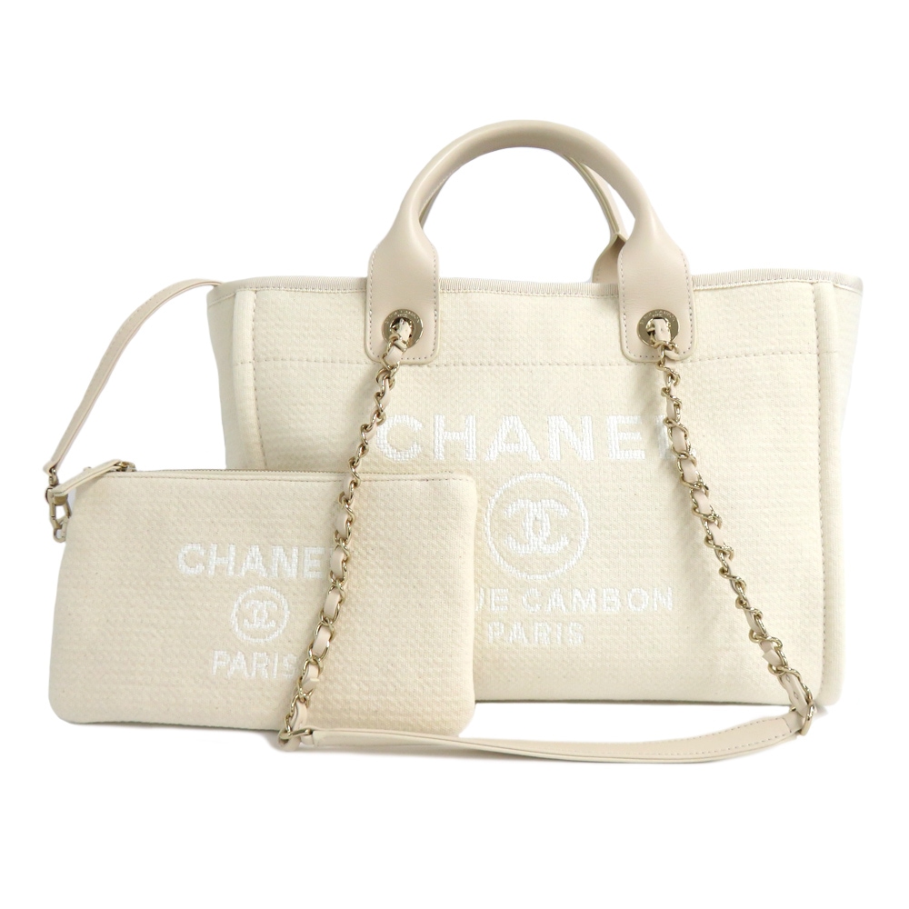 名古屋】【CHANEL】シャネル ドーヴィル スモール ショッピングバッグ