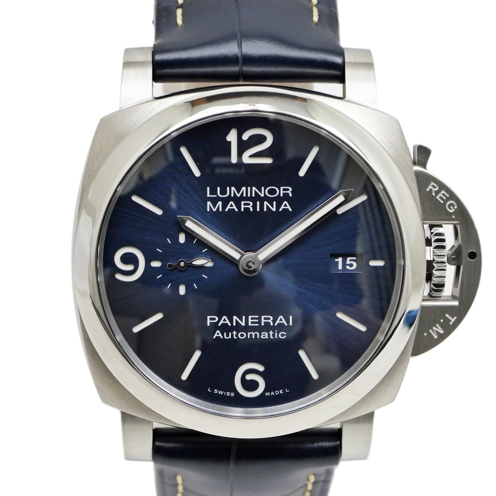 ̾ۡPANERAIۥѥͥ饤 ߥΡޥ꡼ 44mm PAM01313 X ֥롼 ʸ ؤ٥դ SS ư   ӻסš