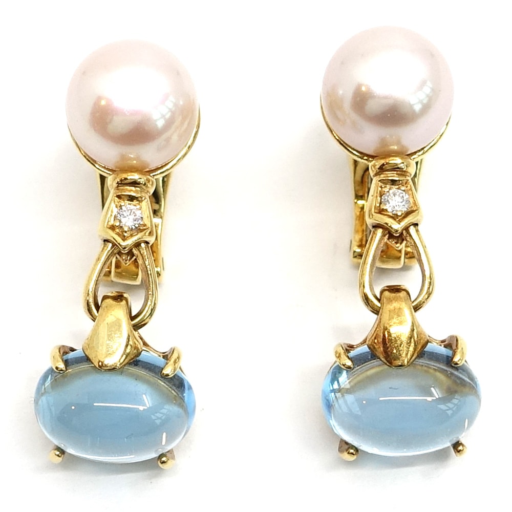 ڱɡۡBVLGARIۥ֥륬 K18YG 쥰  ֥롼ȥѡ ѡ ԥ 750YG 奨꡼š