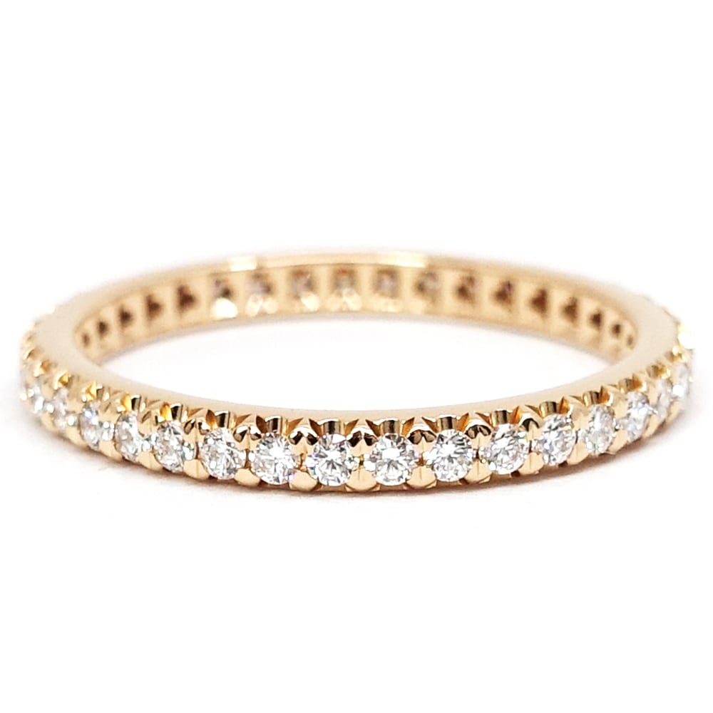 【栄】【セール ~11/7】【TIFFANY】ティファニー K18PG ソレスト フルエタニティ ダイヤモンド リング 指輪 750PG RG ジュエリー レディース【中古】