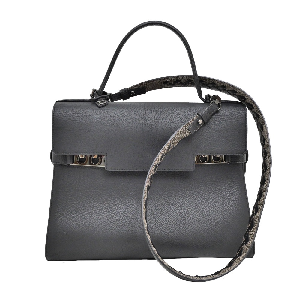 名東】【DELVAUX】デルヴォー タンペートGM ブラック ハンド