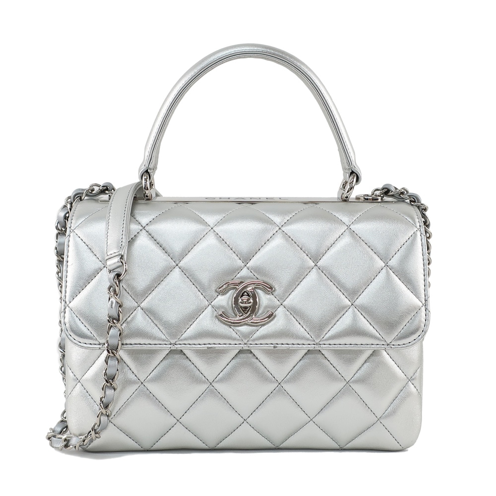 ��ŷ��ۡ�CHANEL�ۥ���ͥ� �ȥ��ǥ�CC �ȥåץϥ�ɥ�ե�åץХå� 2WAY ���������Хå� ����С����顼 �쥶�� �������󥹥ȥ�å� ��ǥ����� �����š�