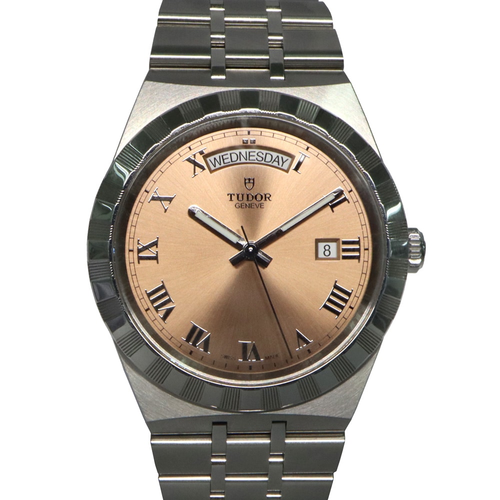 【名古屋】【TUDOR】チューダー ロイヤル 41 28600 SS サーモンピンク チュードル 自動巻 メンズ腕時計 男【中古】