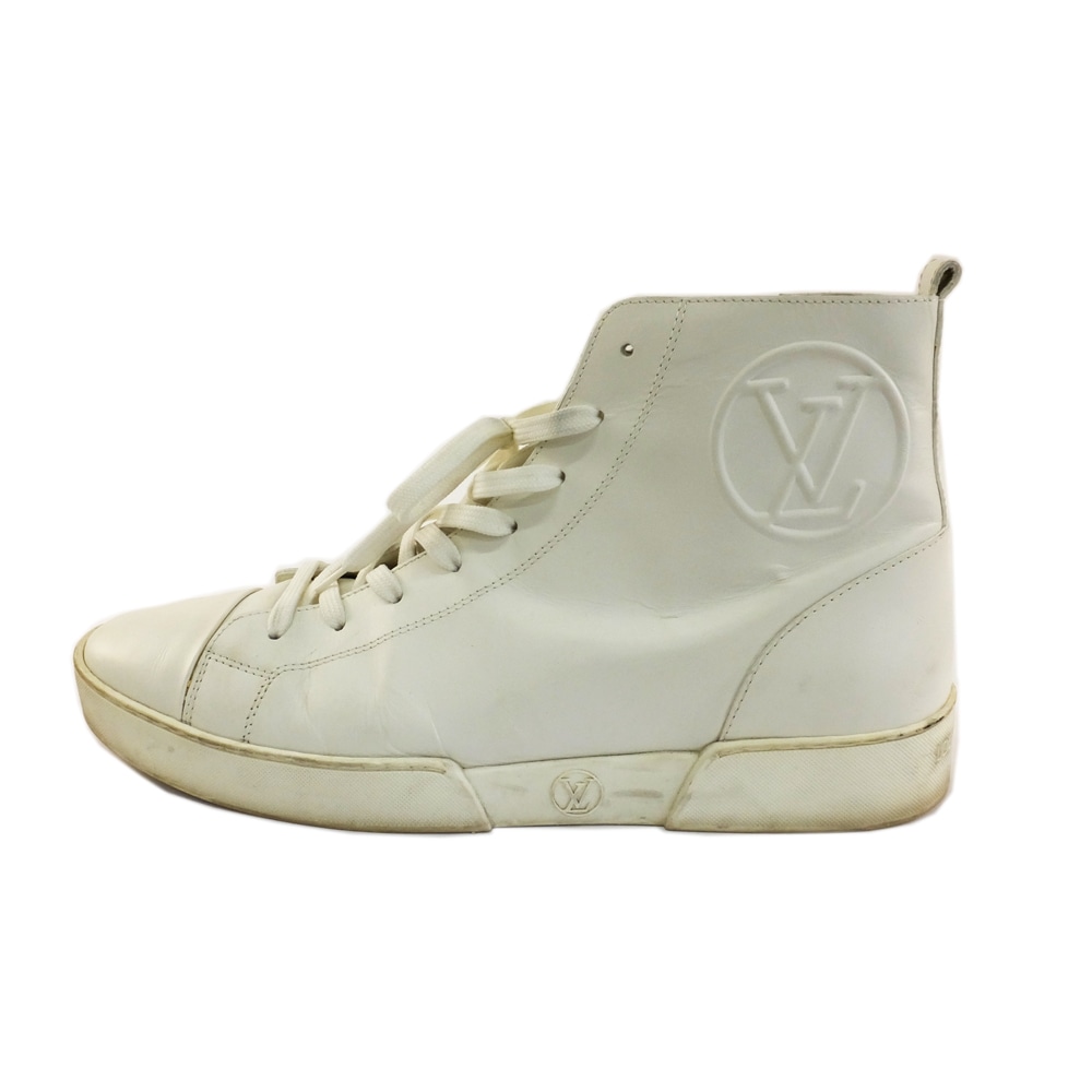 ��ŷ��ۡ�LOUIS VUITTON�ۥ륤�����ȥ� ���ƥ顼�饤��ϥ����åȥ��ˡ����� LV���� ɽ��������6 1/2 ��25.5cm���� �ۥ磻�� �쥶�� ��� ������š�