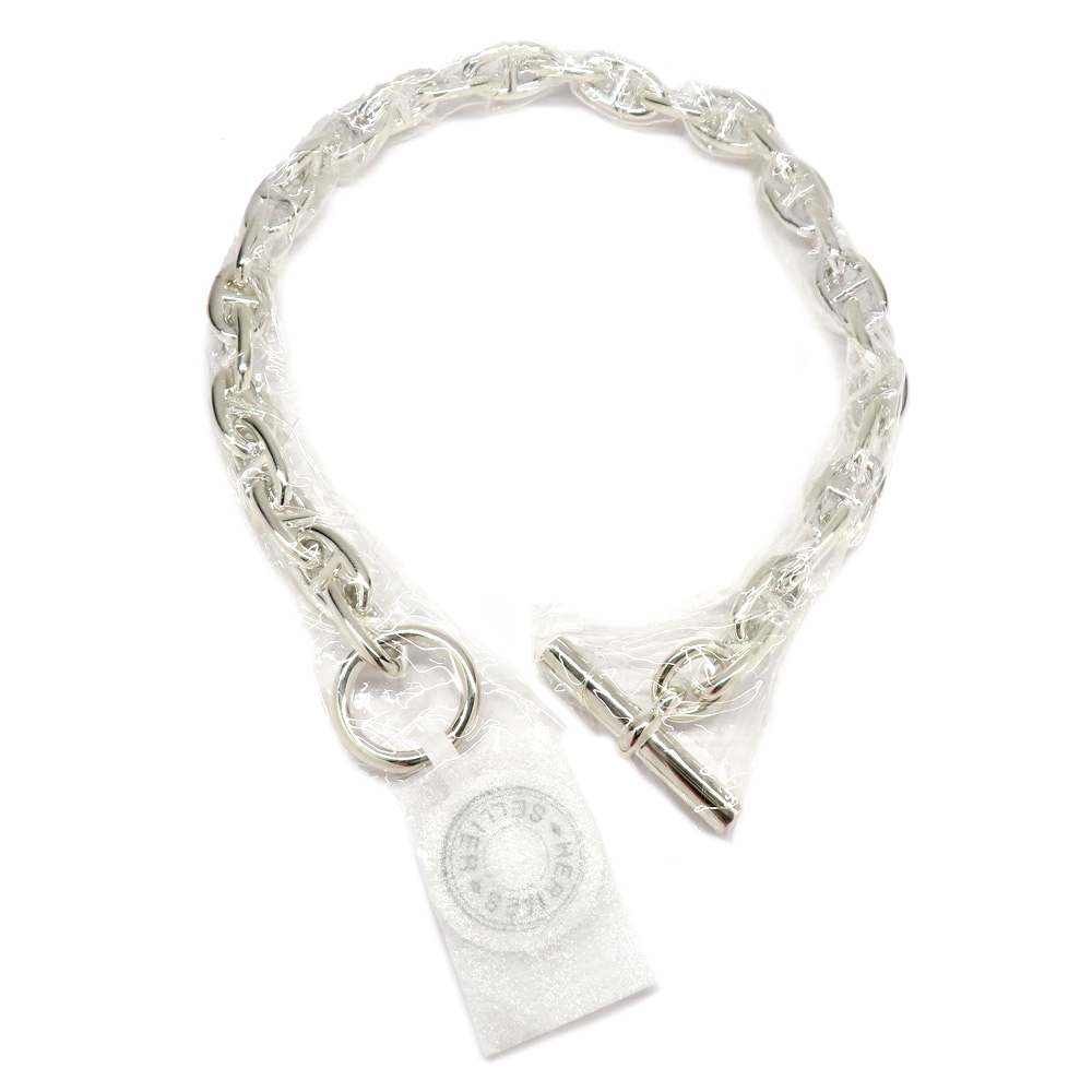 未使用シェーヌダンクルGM 29コマ2025.10正規店購入シリアル25AG箱大 名古屋】【HERMES】エルメス ネックレス シェーヌダンクルGM 29コマ