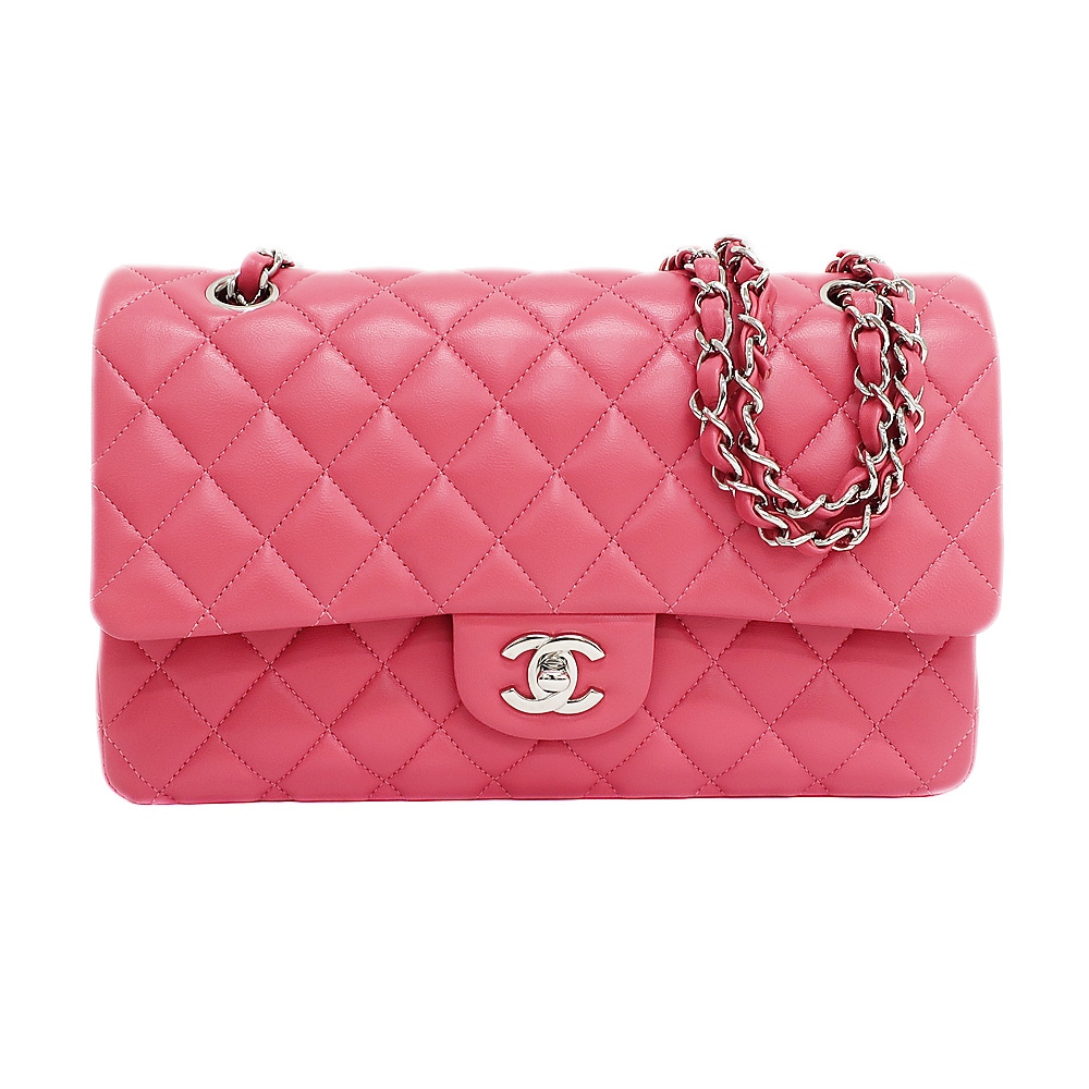 天白】【CHANEL】シャネル マトラッセ25 ショルダーバッグ ダブル