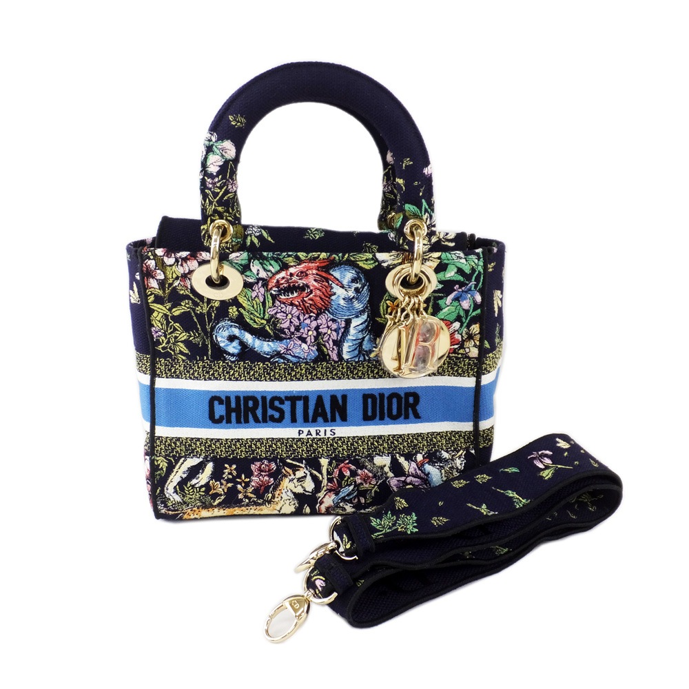 クリスチャンディオール ChristianDior ハンドバッグ ロマンティック PVC(塩化ビニール) ベージュ×白 バッグ バッグChristian Dior クリスチャン ディオール レディ