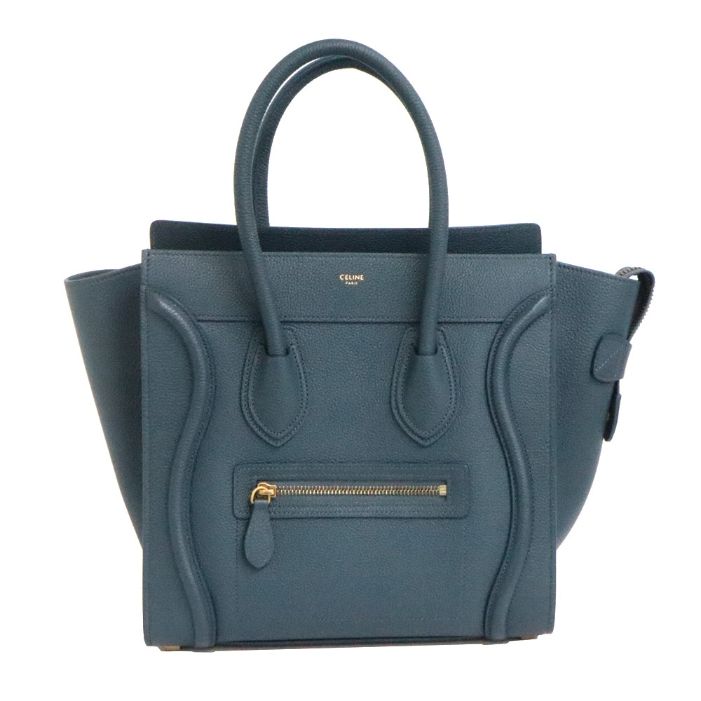 ��̾�Ų��ۡ�CELINE�ۥ��꡼�� �饲���� �ޥ����� ����åѡ� �ڥȥ����� 189793DRU �ϥ�ɥХå� �֥롼���졼 �쥶�� ��ǥ������Хå� ������š�