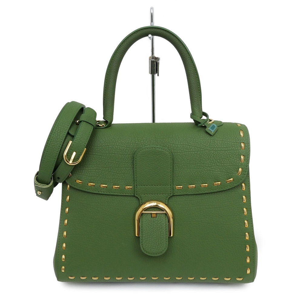 デルヴォー　ブリヨン　ミニ　ロデオカーフ　メタリックグリーン　シルバー金具 楽天市場】デルヴォー DELVAUX ブリヨン Brillant ミニ サーピケ