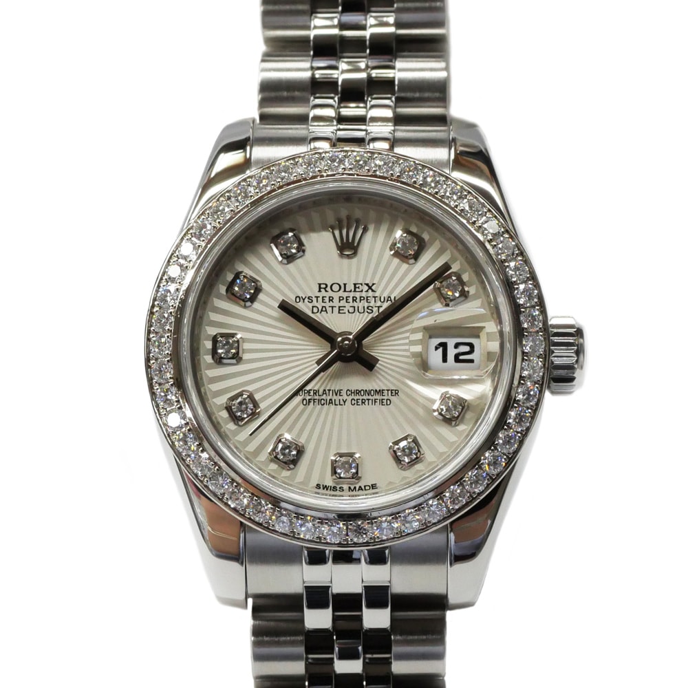 ̾ۡڷ軻ۡROLEXۥå ǥȥ㥹 179384G С ӡ 10P SS/WG  ӥ꡼֥쥹 ӻ ư ǥڻž夲ѡۡš