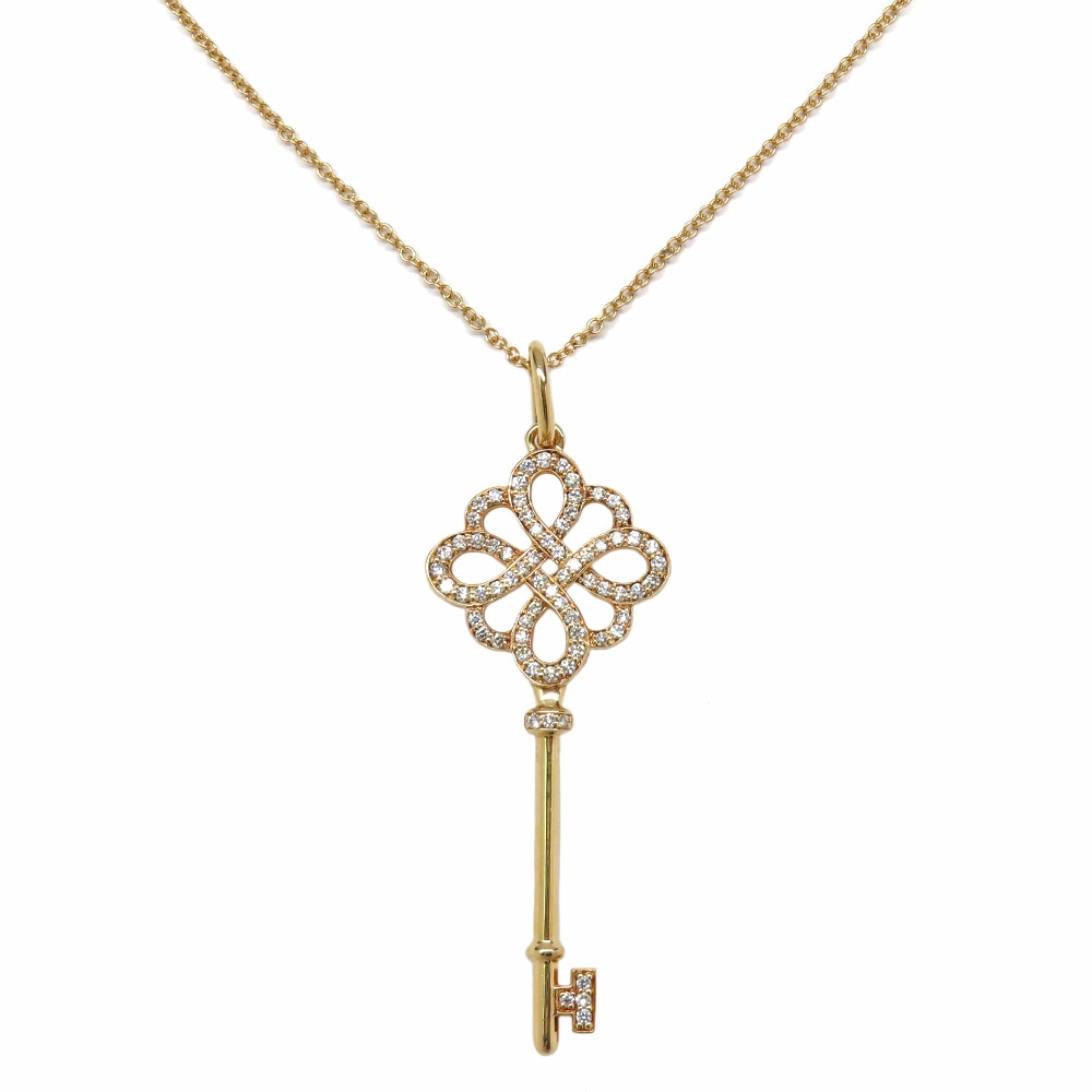 ��̾�Ų��ۡ�TIFFANY�ۥƥ��ե��ˡ� �ͥå��쥹 �Υåȥ����ڥ����� ������ Au75PG K18 �ԥ󥯥������ �� ��ǥ����� ���奨�꡼ ���������꡼����š�