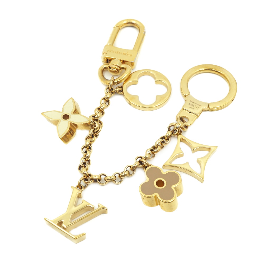 ルイヴィトン M65111フルール ドゥ モノグラム チャーム ゴールド 栄】【LOUIS VUITTON】ルイヴィトン M65111 フルールドゥ