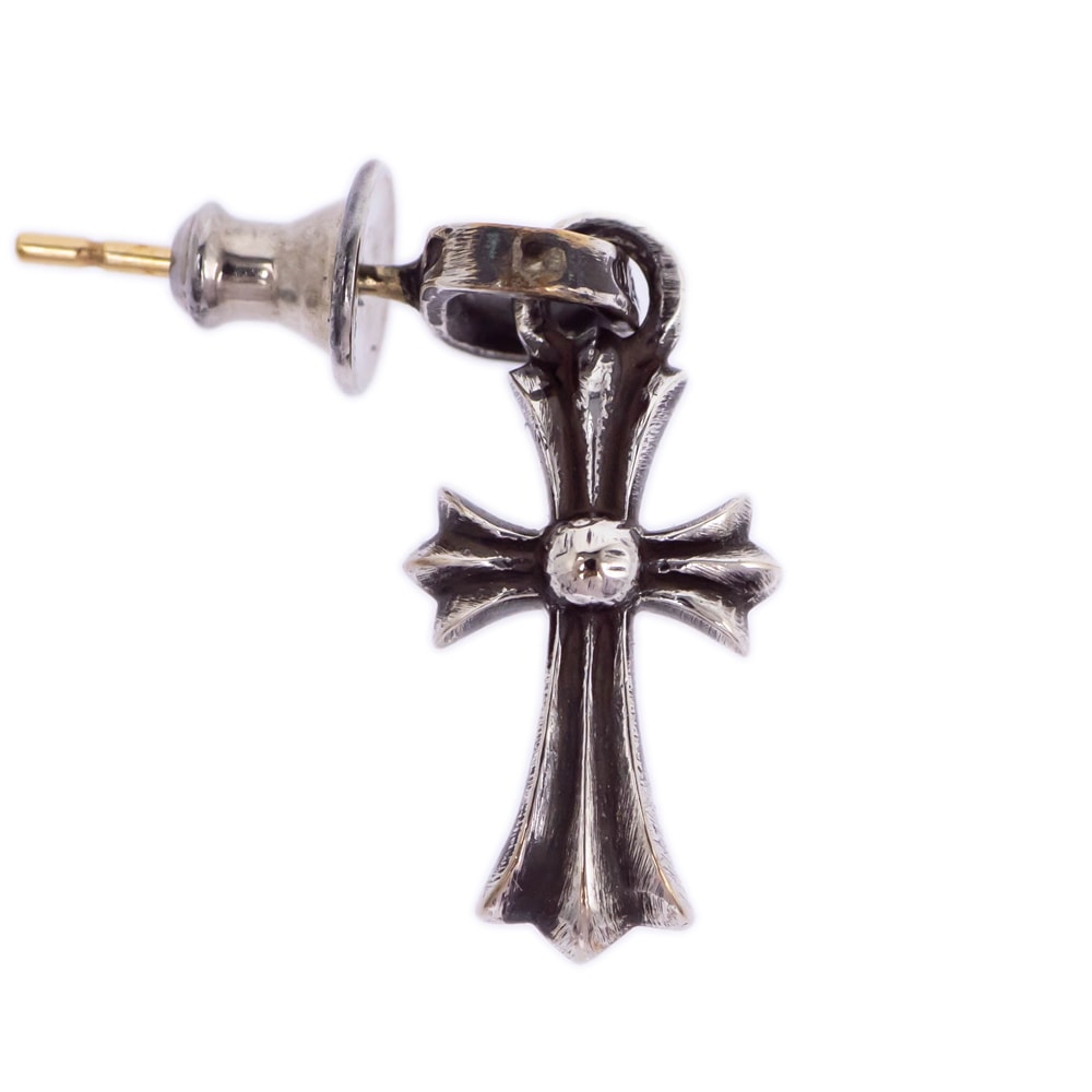 クロムハーツ タイニー スター ドロップ ピアス SV925 14K インボイス