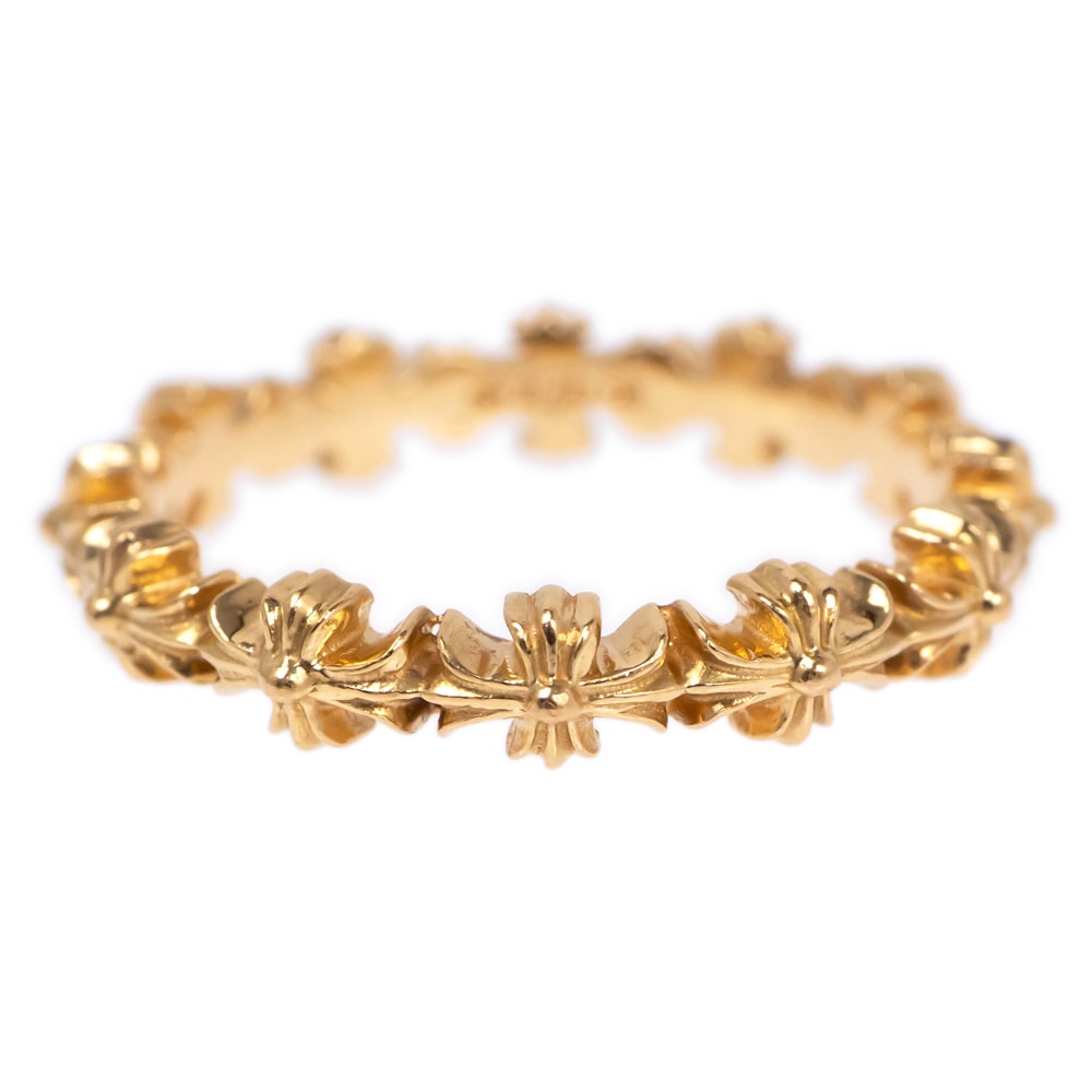 ��̾��ۡ�CHROME HEARTS�ۥ�����ϡ��� TINY E CH PLS �����ˡ� E CH �ץ饹 �Х�� ��� 14.5�� 22K YG �������� ������� 4.0g ���� ����š�