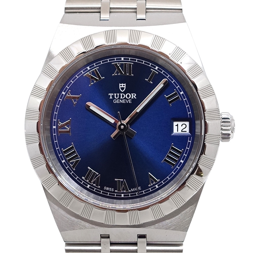 �ڱɡۡ�TUDOR�ۥ��塼���� ������� 34mm 28400 0006 SS ���ƥ�쥹�������� �֥롼ʸ���� ��ư���� �ӻ��� ��˥��å��� �ܡ����� Ȣ �ݾڽ� 2025ǯ�ڿ��ʡۡ�̤���ѡۡ���š�