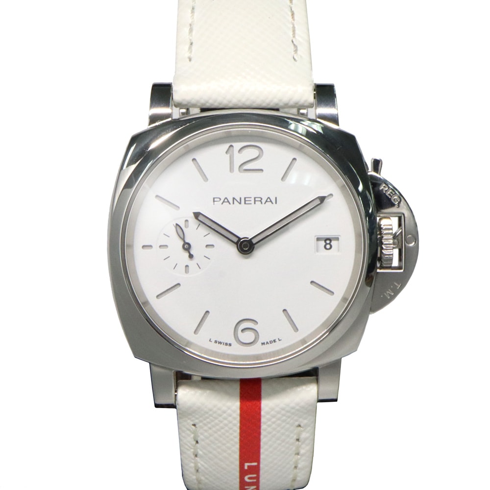 ��̾�Ų��ۡ�PANERAI�ۥѥͥ饤 ��ߥΡ��� �ɥ��� ��ʥ��å� 38MM PAM01306 X�� �ۥ磻�� SS �쥶�� ��ư�� ��˥��å����ӻ��� �˽�����š�